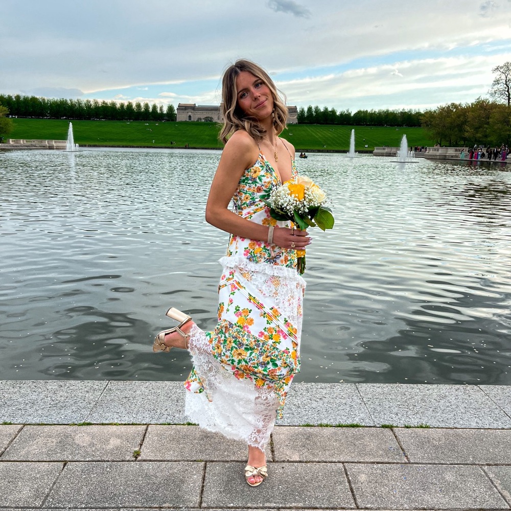For Love and Lemons Rosalyn Maxi Dress